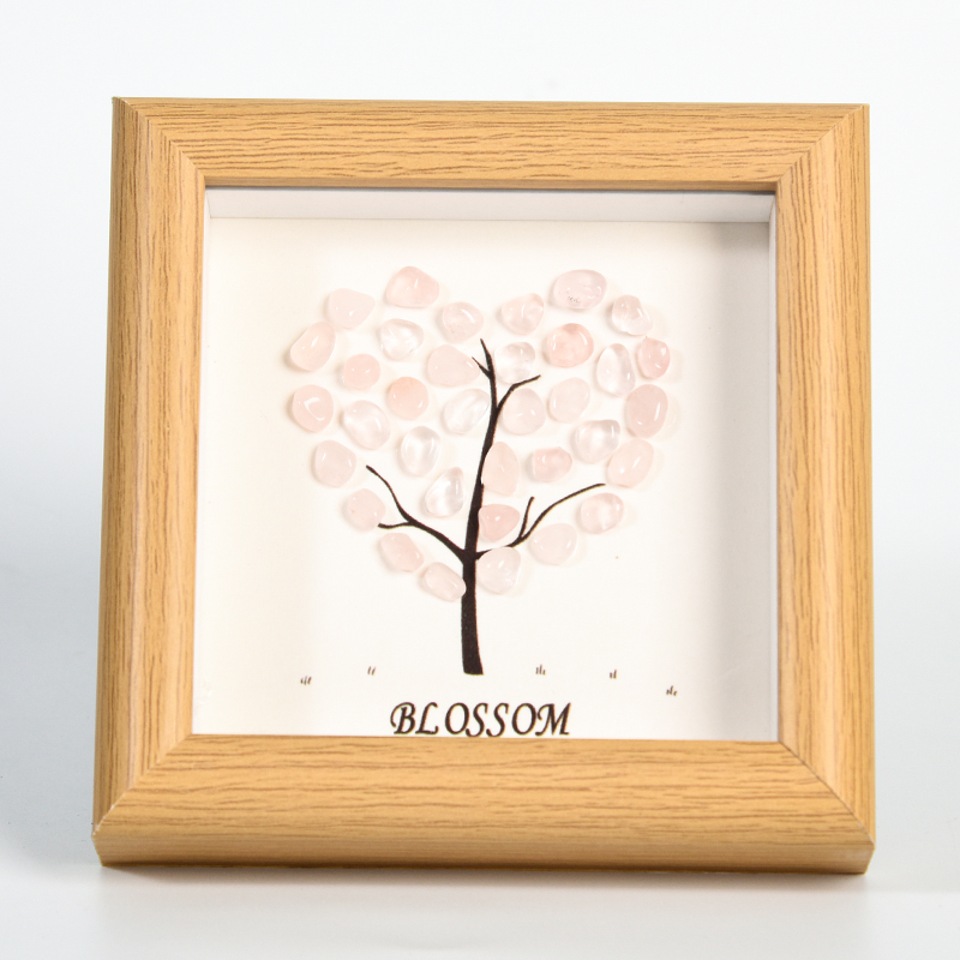 Love Tree Picture Frame Decoration With Crystal Stone